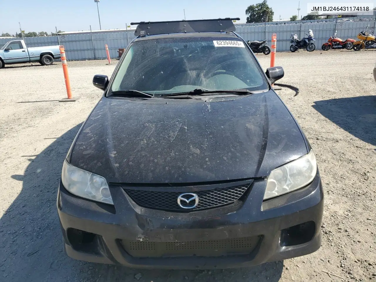 2003 Mazda Protege Pr5 VIN: JM1BJ246431174118 Lot: 62394665