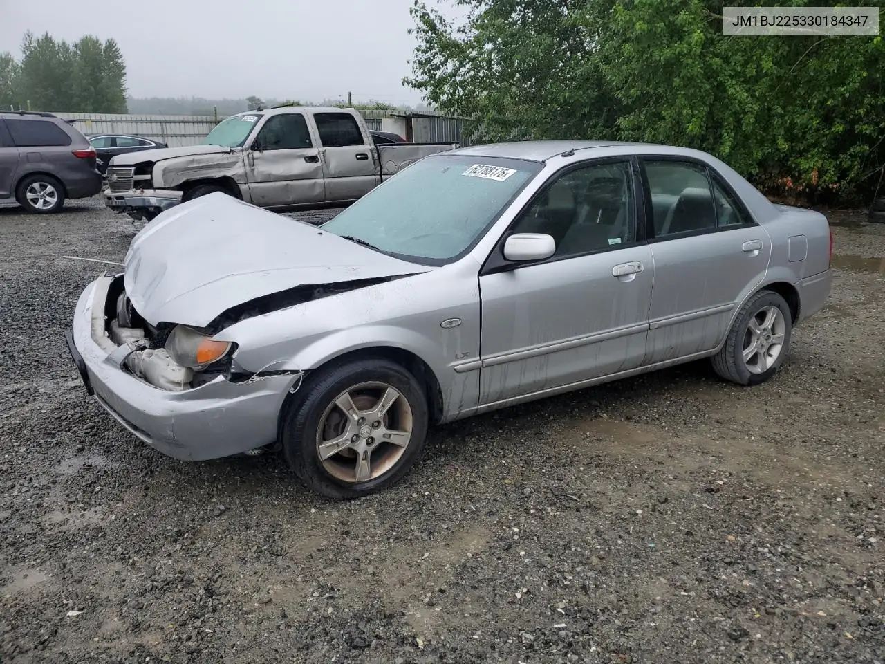 2003 Mazda Protege Dx VIN: JM1BJ225330184347 Lot: 62788175