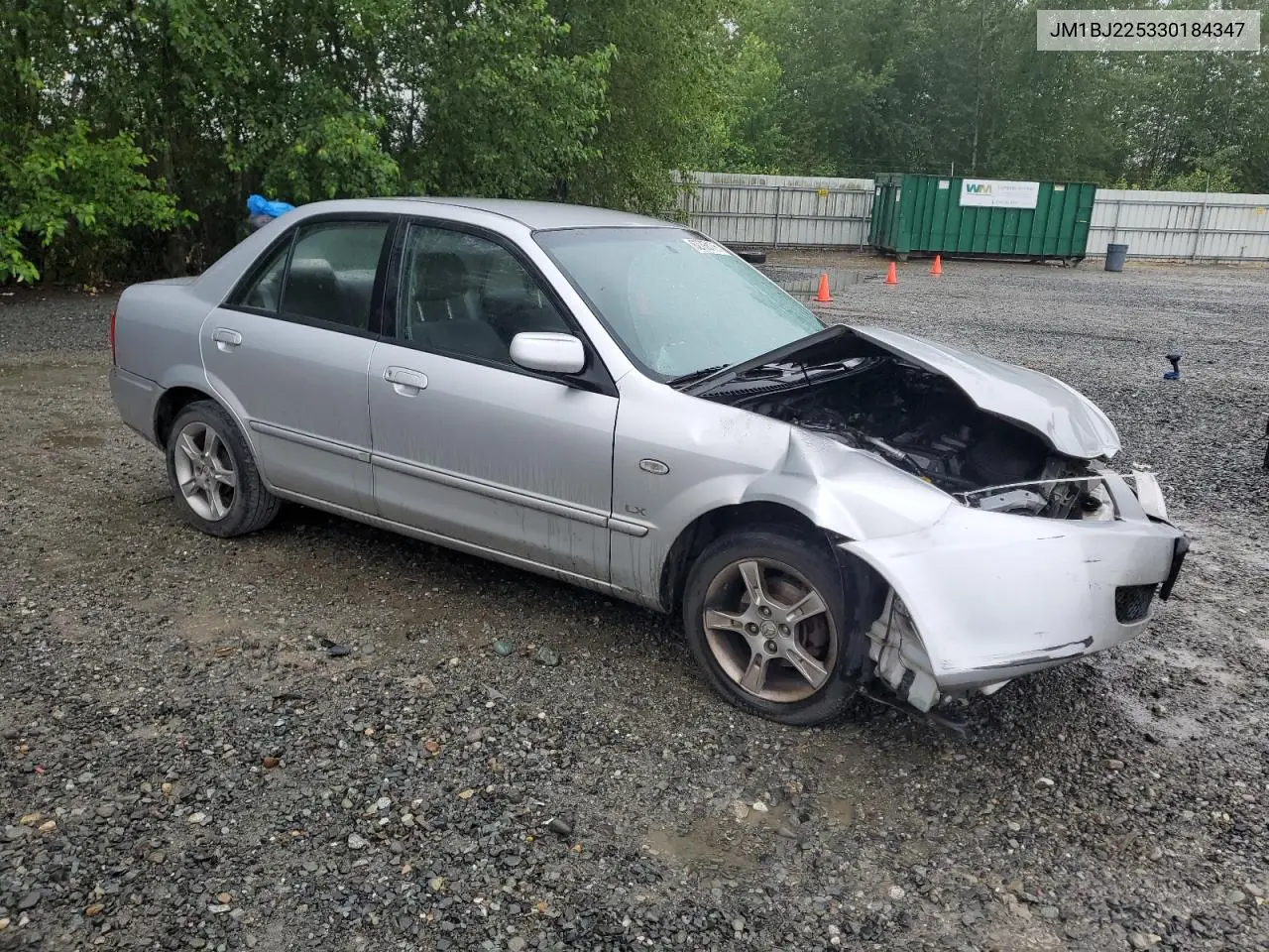 2003 Mazda Protege Dx VIN: JM1BJ225330184347 Lot: 62788175