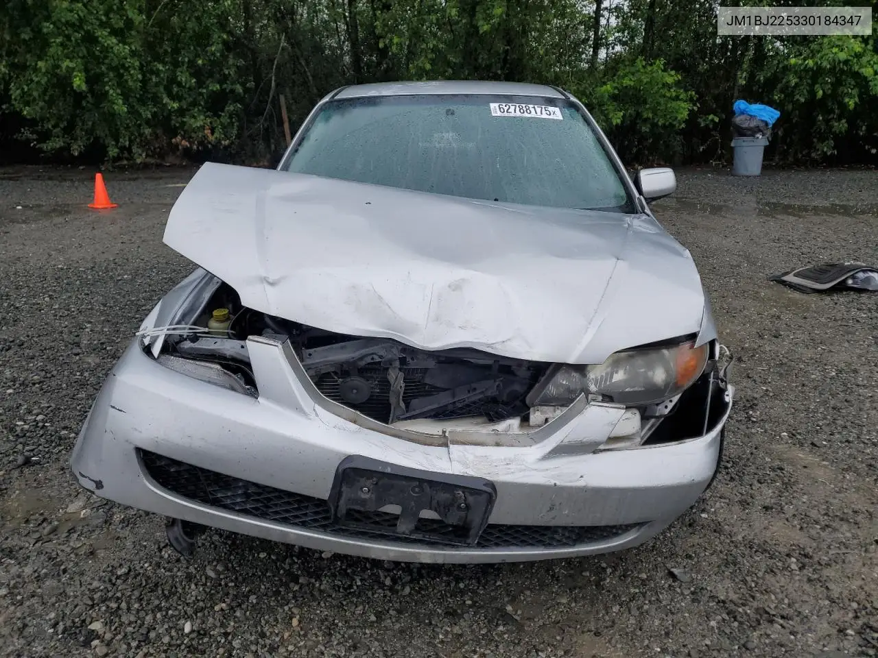 2003 Mazda Protege Dx VIN: JM1BJ225330184347 Lot: 62788175