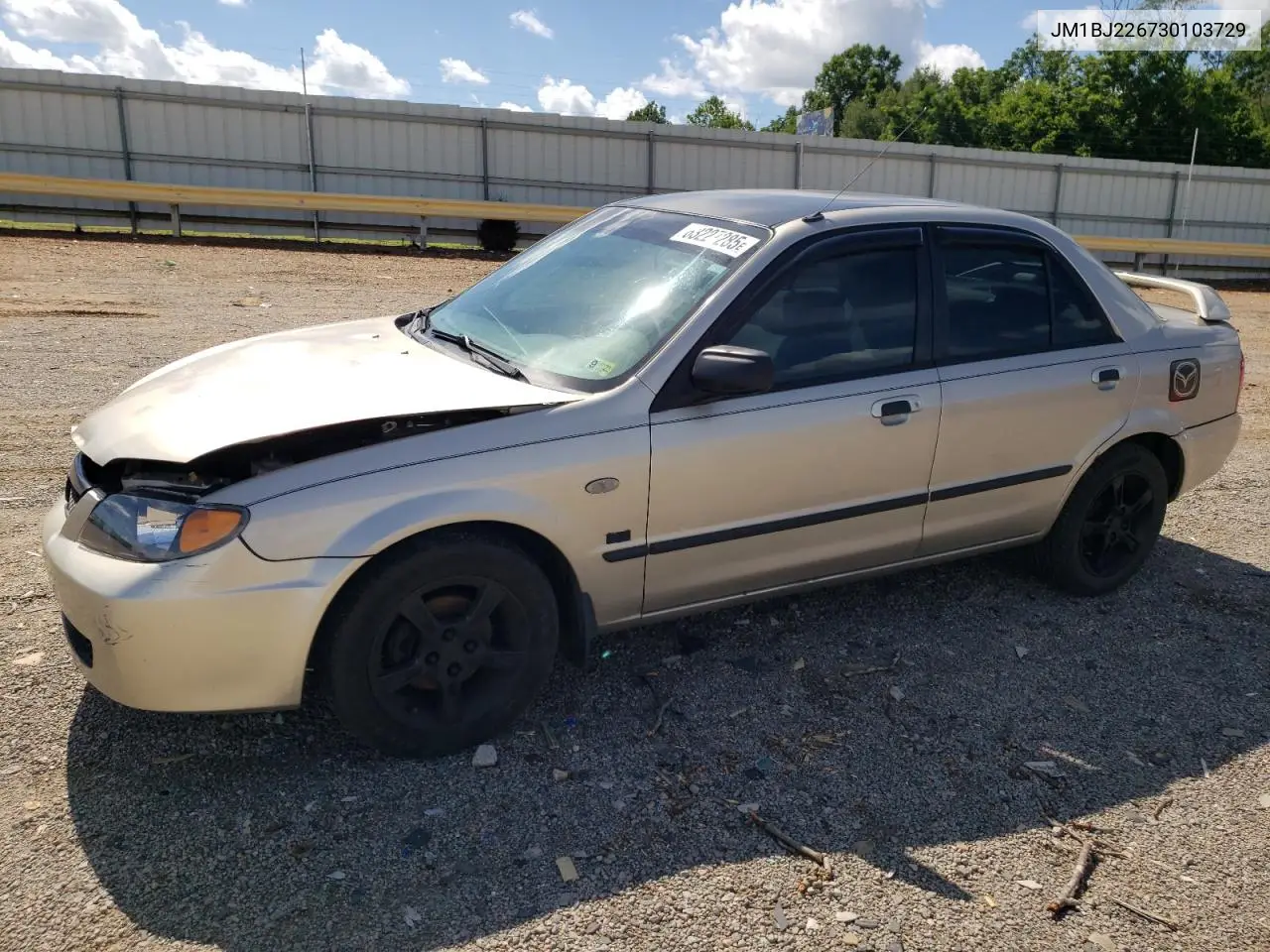 2003 Mazda Protege Dx VIN: JM1BJ226730103729 Lot: 63227285