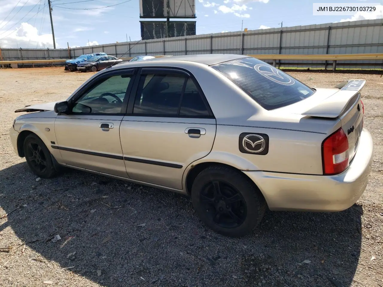 2003 Mazda Protege Dx VIN: JM1BJ226730103729 Lot: 63227285