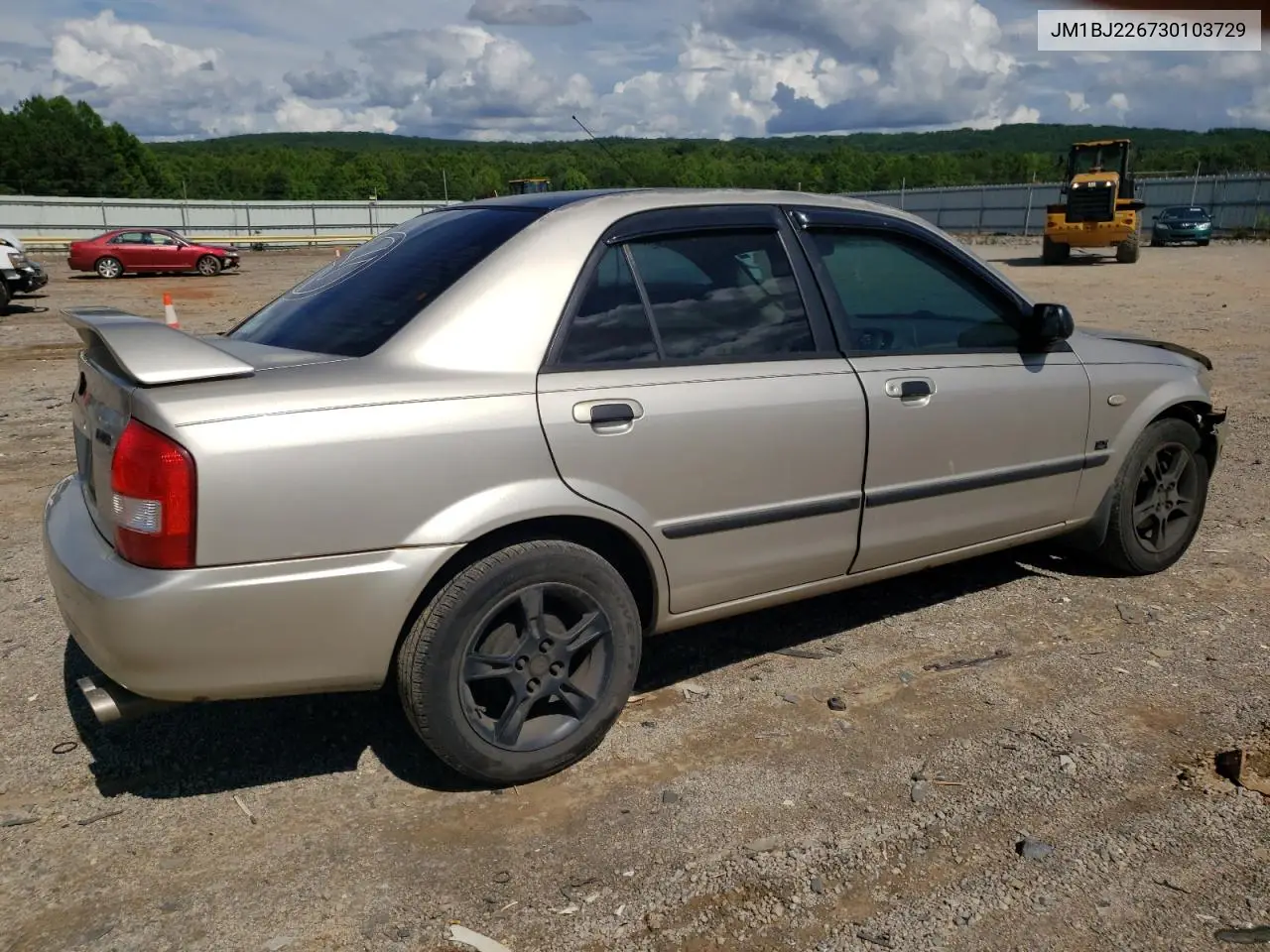2003 Mazda Protege Dx VIN: JM1BJ226730103729 Lot: 63227285