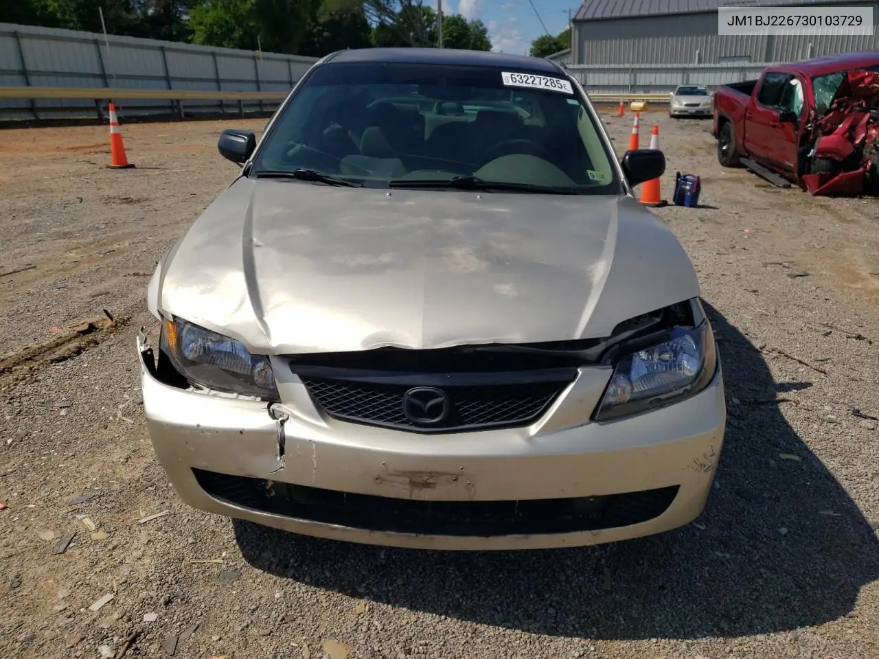 2003 Mazda Protege Dx VIN: JM1BJ226730103729 Lot: 63227285