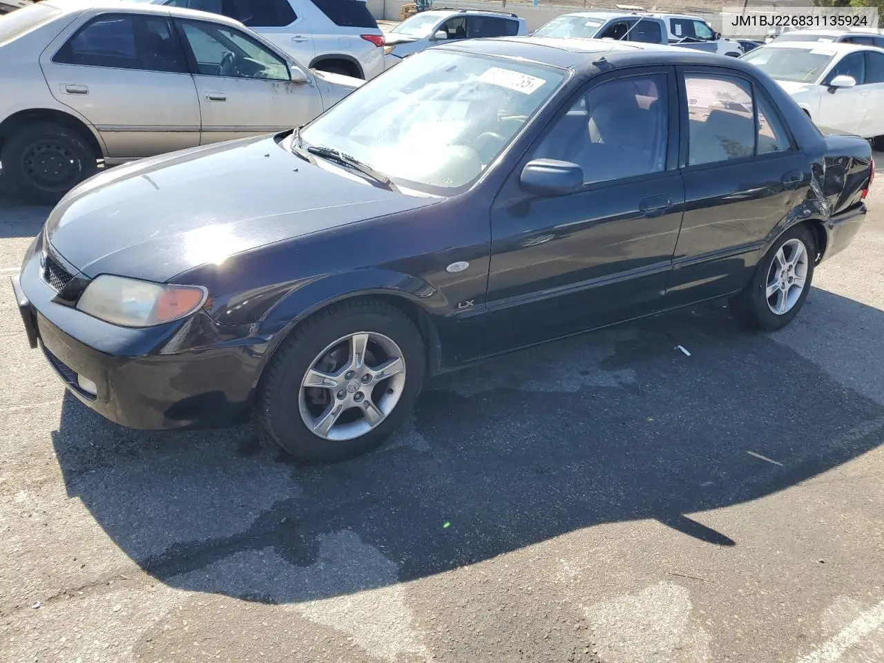 2003 Mazda Protege Dx VIN: JM1BJ226831135924 Lot: 63267265
