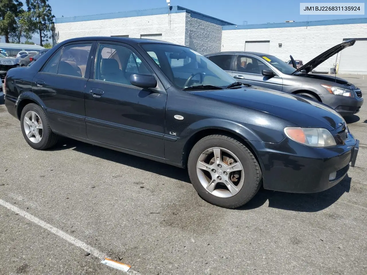 2003 Mazda Protege Dx VIN: JM1BJ226831135924 Lot: 63267265