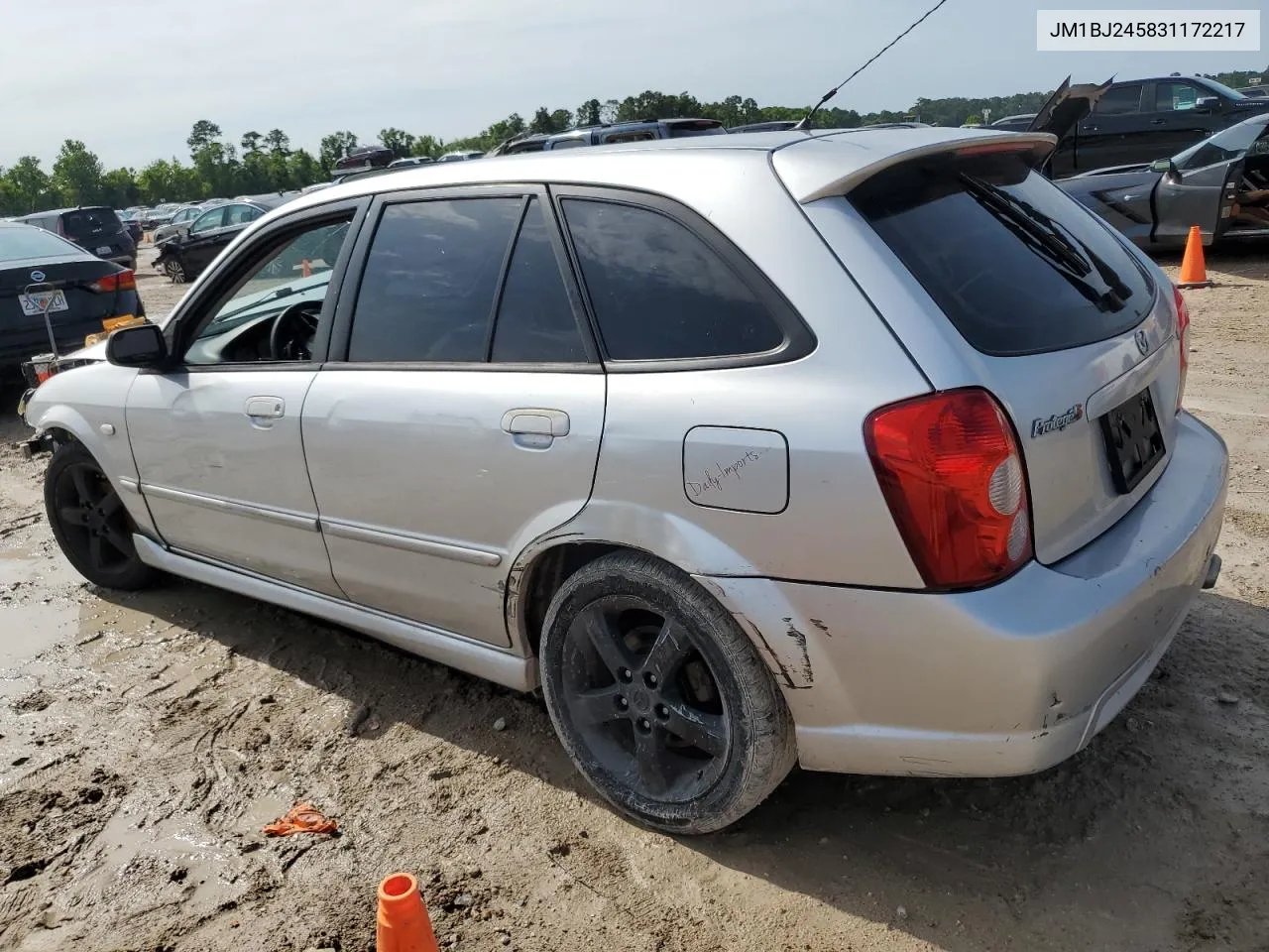 2003 Mazda Protege Pr5 VIN: JM1BJ245831172217 Lot: 77188184