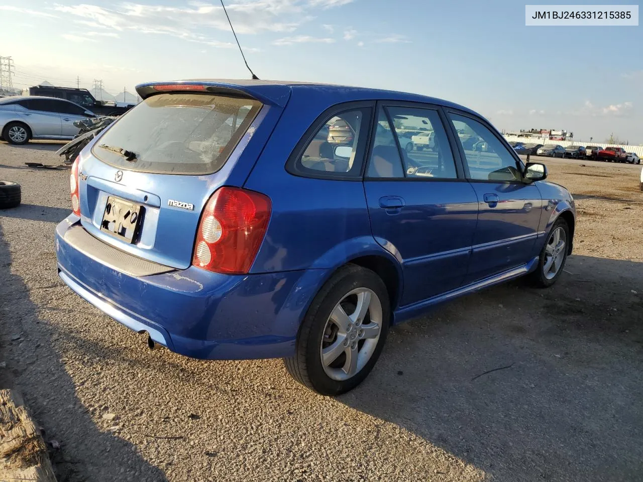 2003 Mazda Protege Pr5 VIN: JM1BJ246331215385 Lot: 84183764