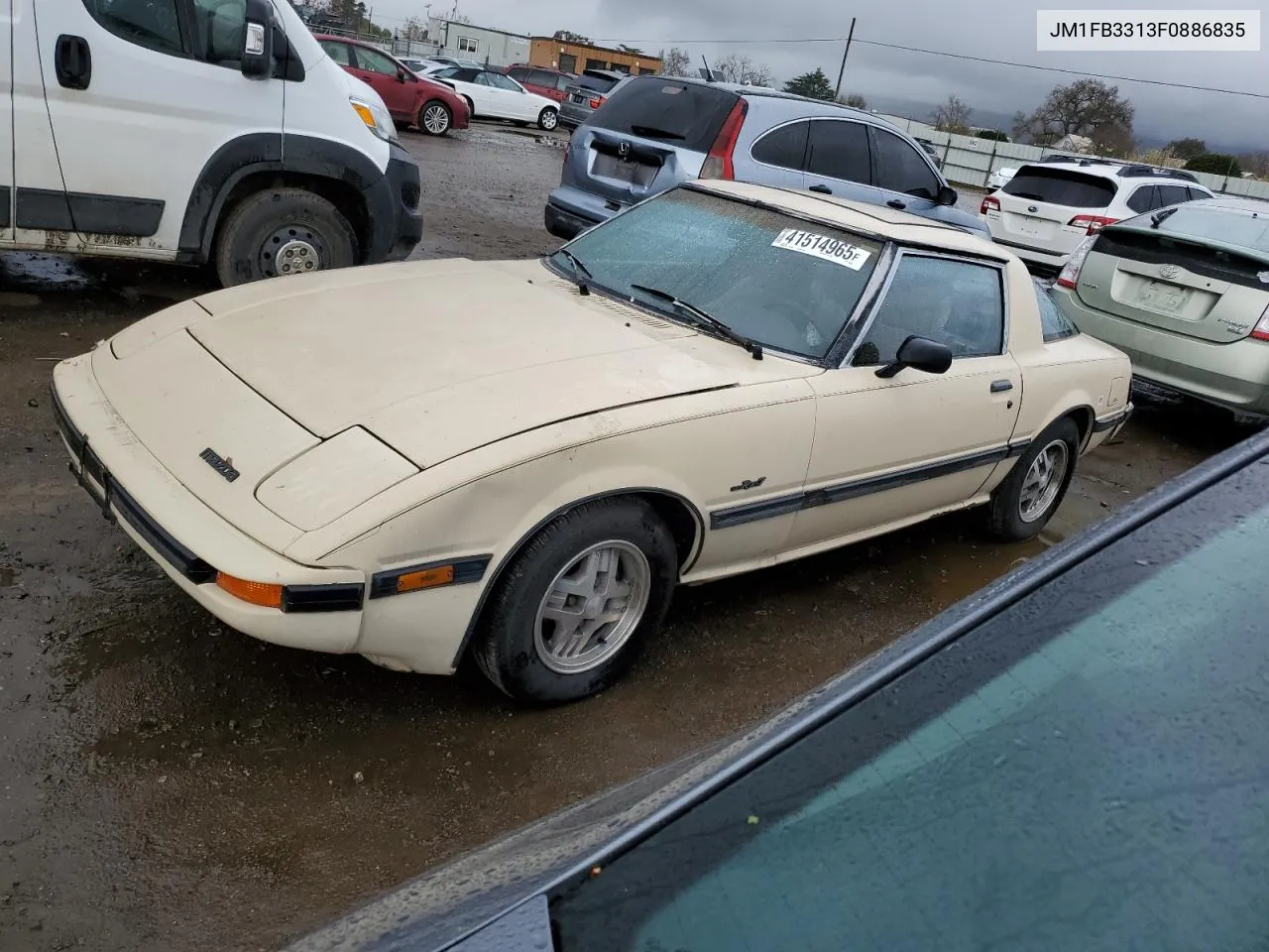 1985 Mazda Rx7 12A VIN: JM1FB3313F0886835 Lot: 41514965
