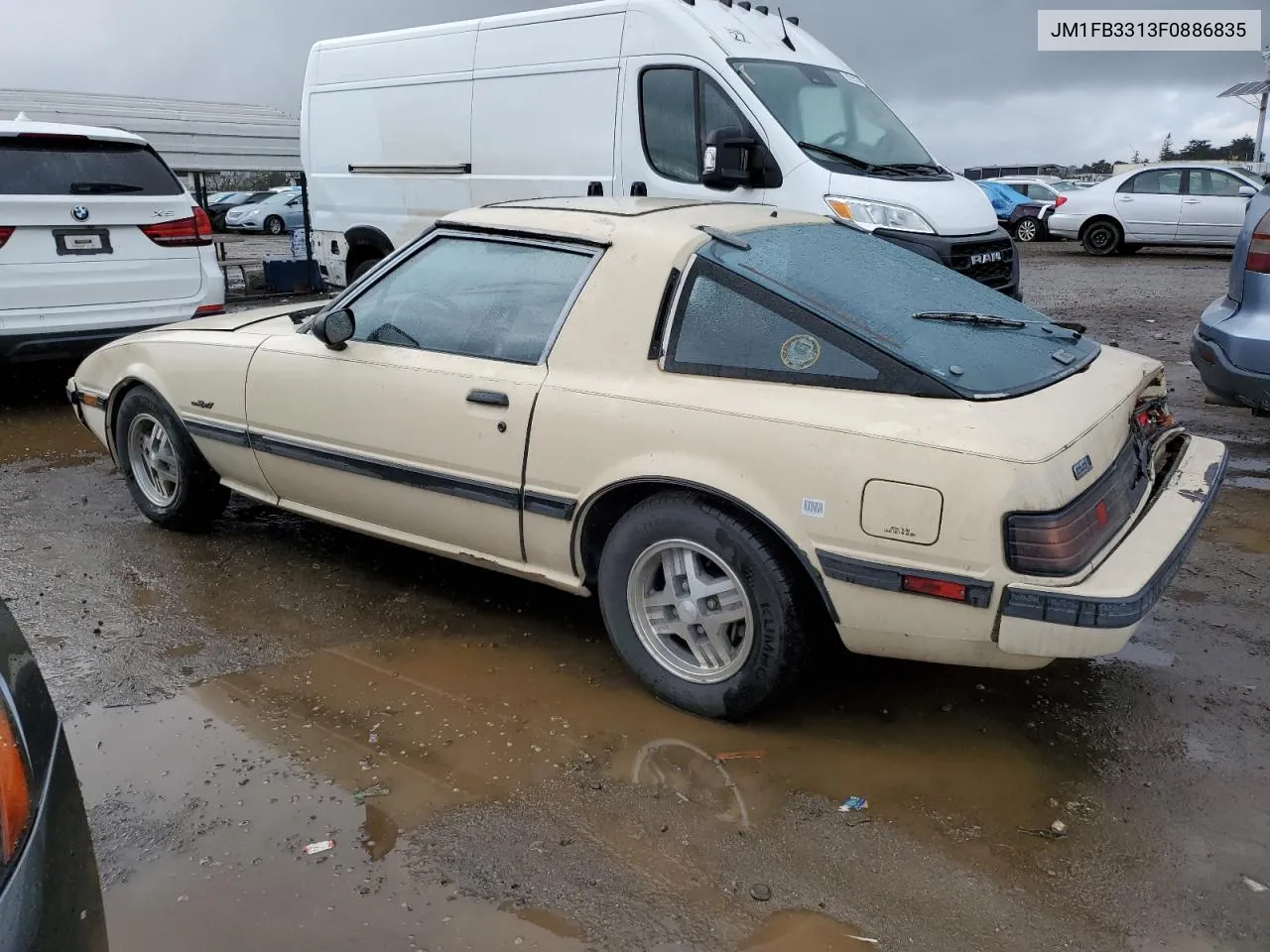 1985 Mazda Rx7 12A VIN: JM1FB3313F0886835 Lot: 41514965