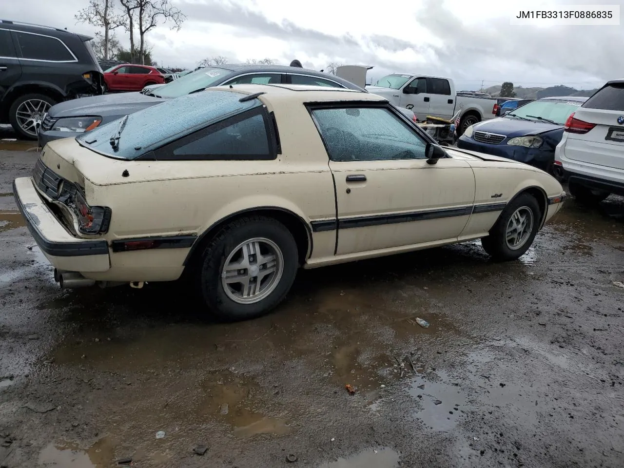 1985 Mazda Rx7 12A VIN: JM1FB3313F0886835 Lot: 41514965