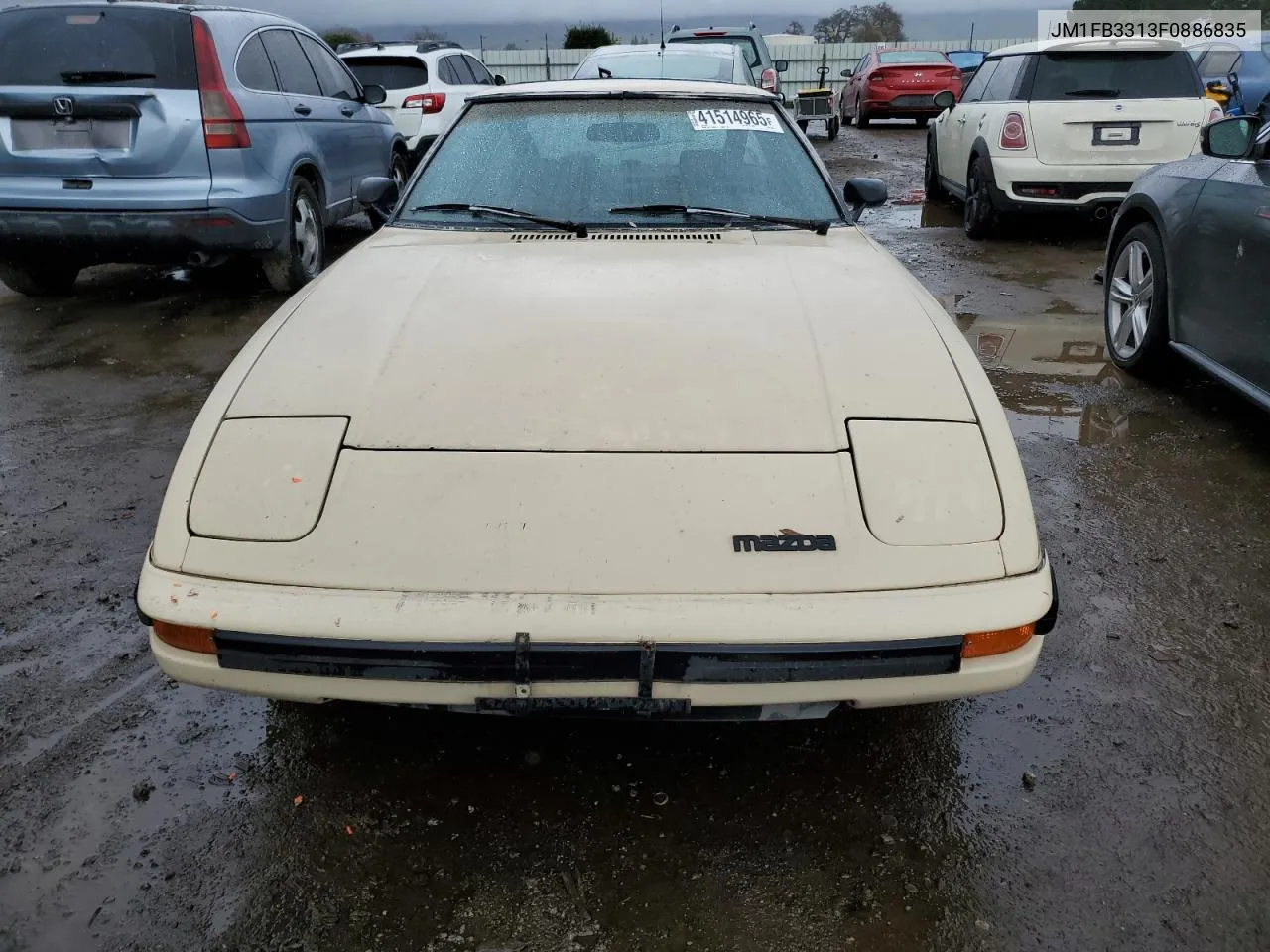 1985 Mazda Rx7 12A VIN: JM1FB3313F0886835 Lot: 41514965