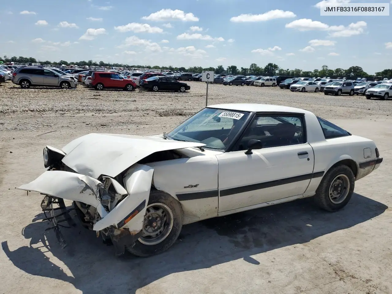 1985 Mazda Rx7 12A VIN: JM1FB3316F0883167 Lot: 55898815