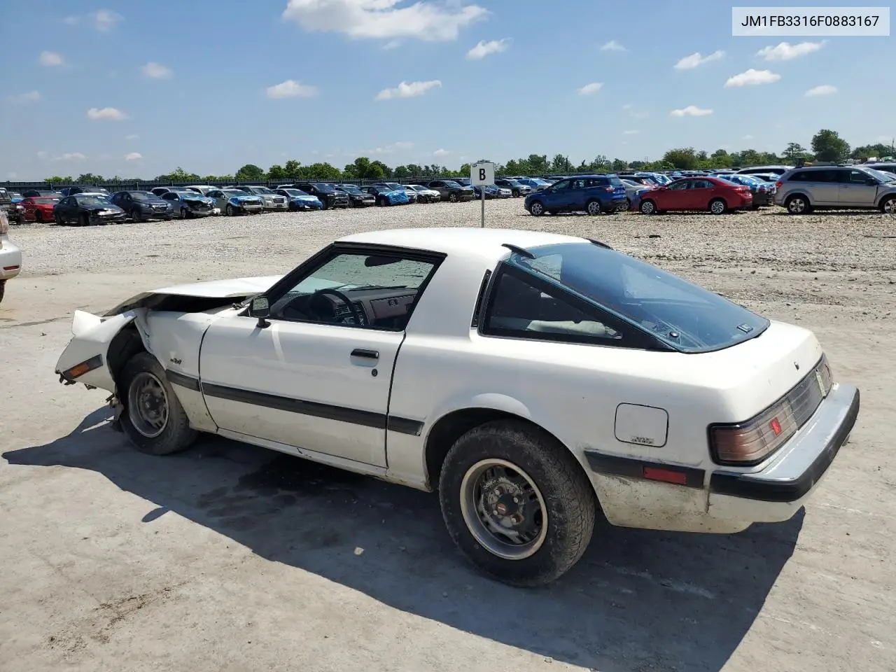 1985 Mazda Rx7 12A VIN: JM1FB3316F0883167 Lot: 55898815