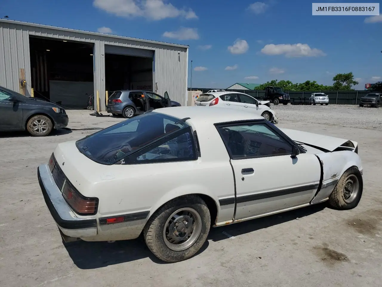 1985 Mazda Rx7 12A VIN: JM1FB3316F0883167 Lot: 55898815