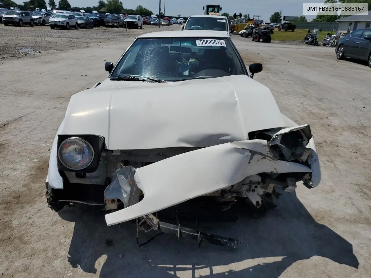 1985 Mazda Rx7 12A VIN: JM1FB3316F0883167 Lot: 55898815