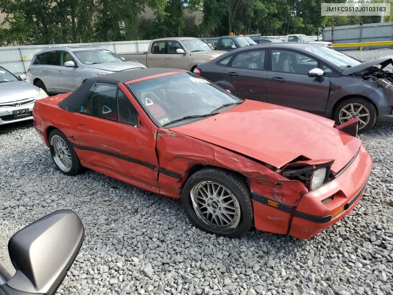 1988 Mazda Rx7 VIN: JM1FC3512J0103183 Lot: 64123245
