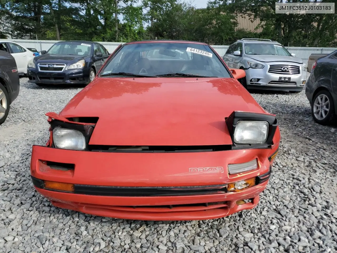1988 Mazda Rx7 VIN: JM1FC3512J0103183 Lot: 64123245