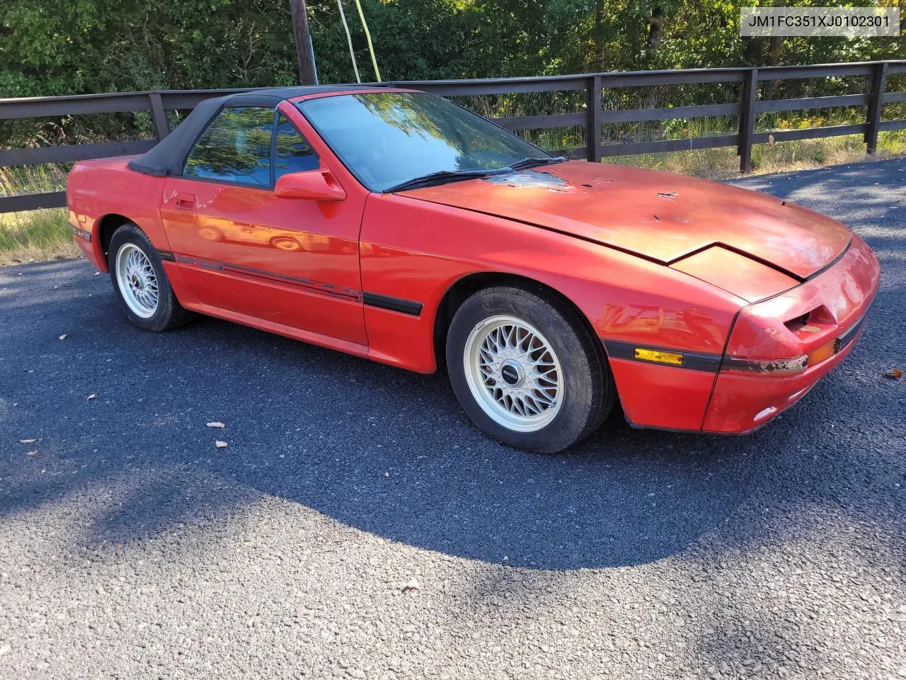 1988 Mazda Rx7 VIN: JM1FC351XJ0102301 Lot: 83141934