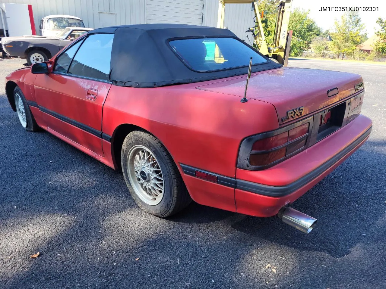 1988 Mazda Rx7 VIN: JM1FC351XJ0102301 Lot: 83141934