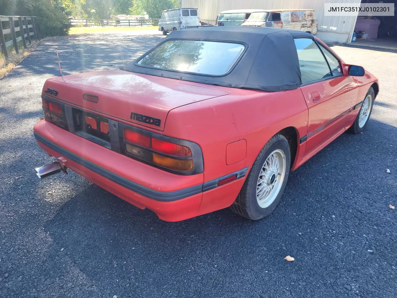 1988 Mazda Rx7 VIN: JM1FC351XJ0102301 Lot: 83141934