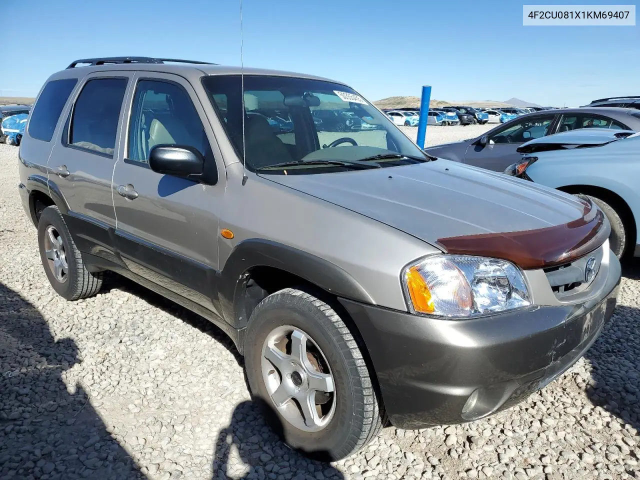 2001 Mazda Tribute Lx VIN: 4F2CU081X1KM69407 Lot: 50355455