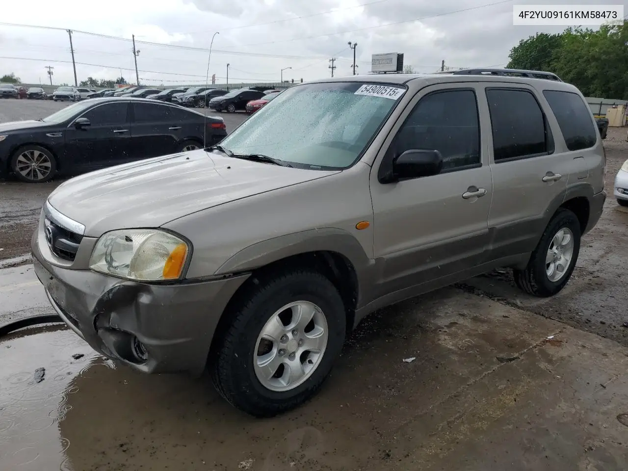 2001 Mazda Tribute Lx VIN: 4F2YU09161KM58473 Lot: 54900515