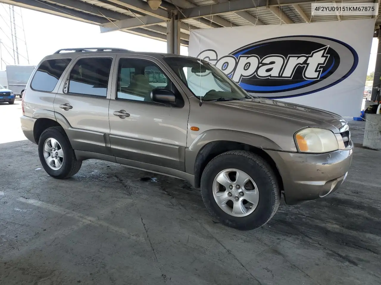 2001 Mazda Tribute Lx VIN: 4F2YU09151KM67875 Lot: 55106495