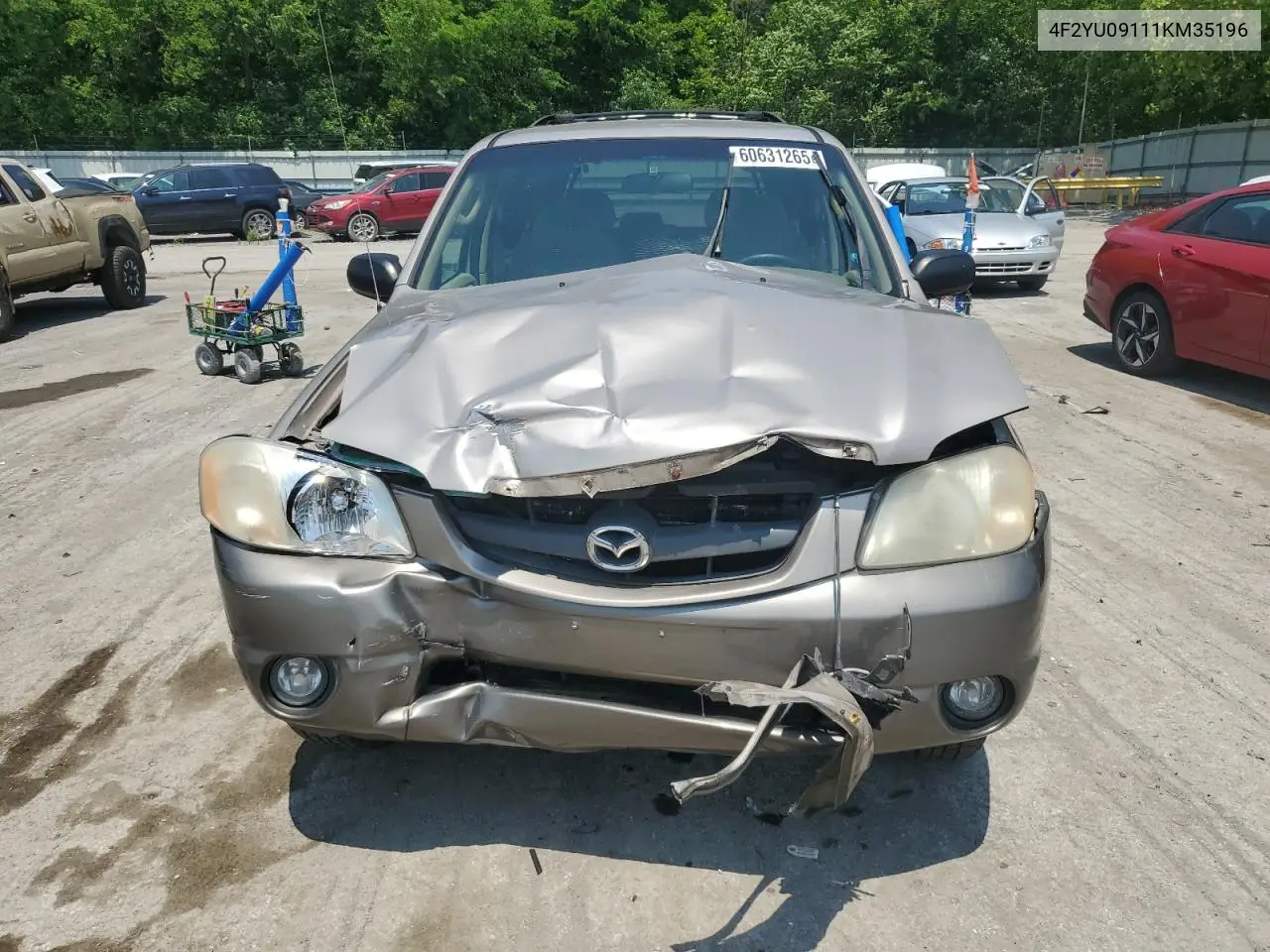 2001 Mazda Tribute Lx VIN: 4F2YU09111KM35196 Lot: 60631265