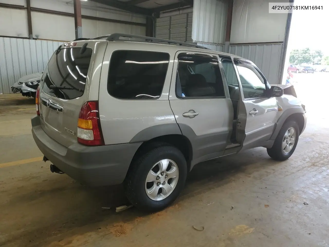 2001 Mazda Tribute Dx VIN: 4F2YU07181KM16941 Lot: 61161055