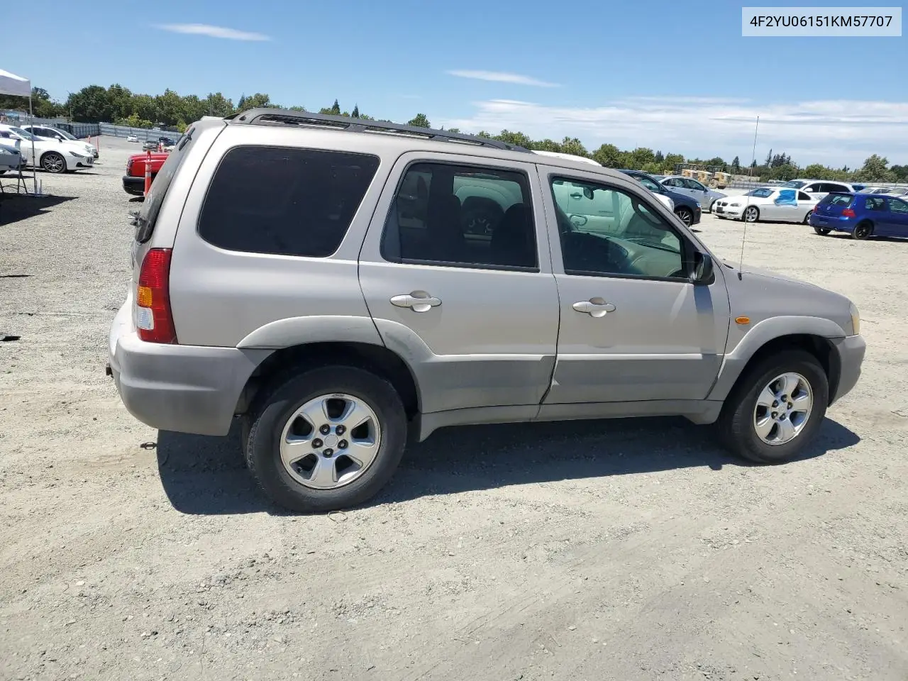 2001 Mazda Tribute Dx VIN: 4F2YU06151KM57707 Lot: 65582935