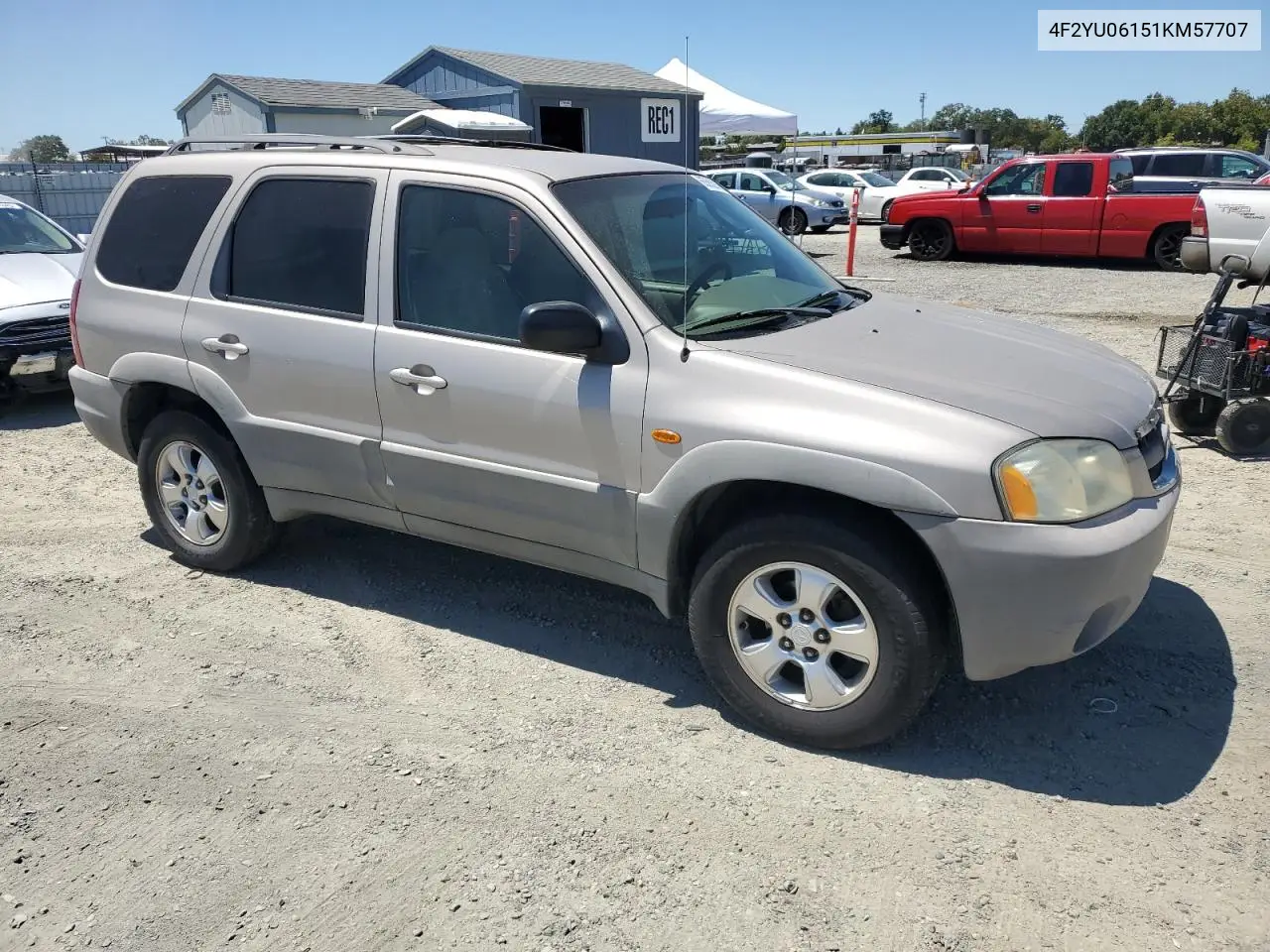 2001 Mazda Tribute Dx VIN: 4F2YU06151KM57707 Lot: 65582935