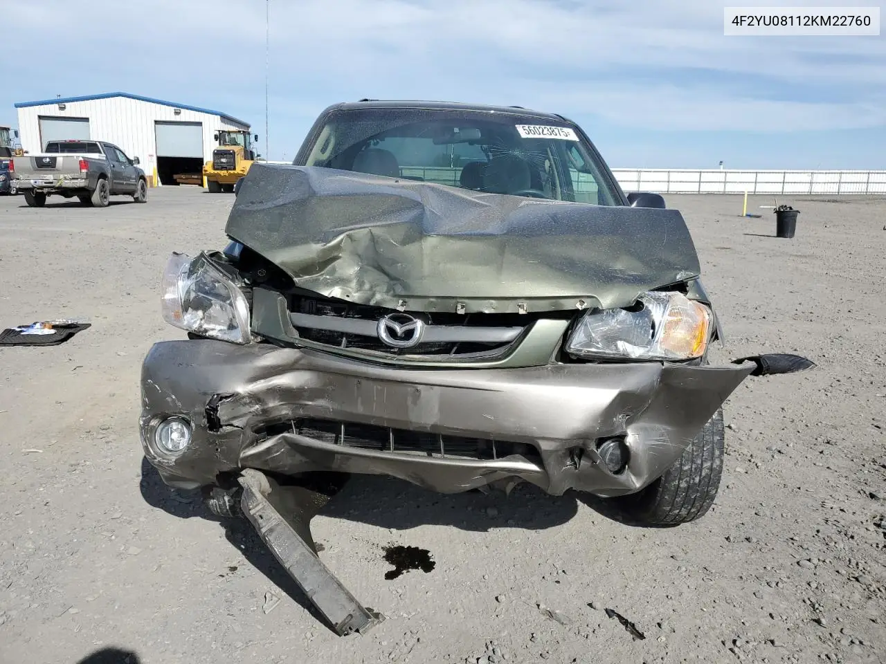 2002 Mazda Tribute Lx VIN: 4F2YU08112KM22760 Lot: 56023875
