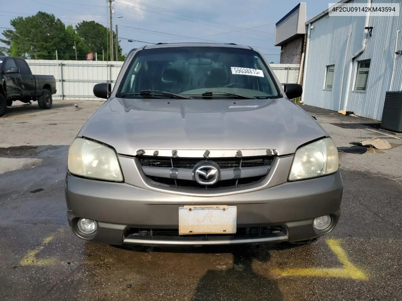 2002 Mazda Tribute Lx VIN: 4F2CU09142KM43594 Lot: 59038815