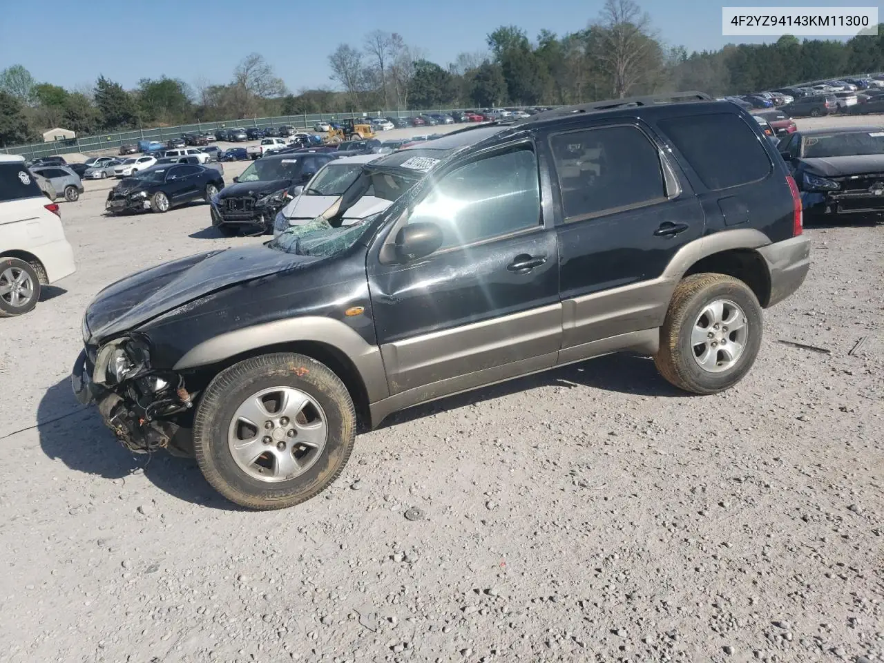 2003 Mazda Tribute Lx VIN: 4F2YZ94143KM11300 Lot: 52115535