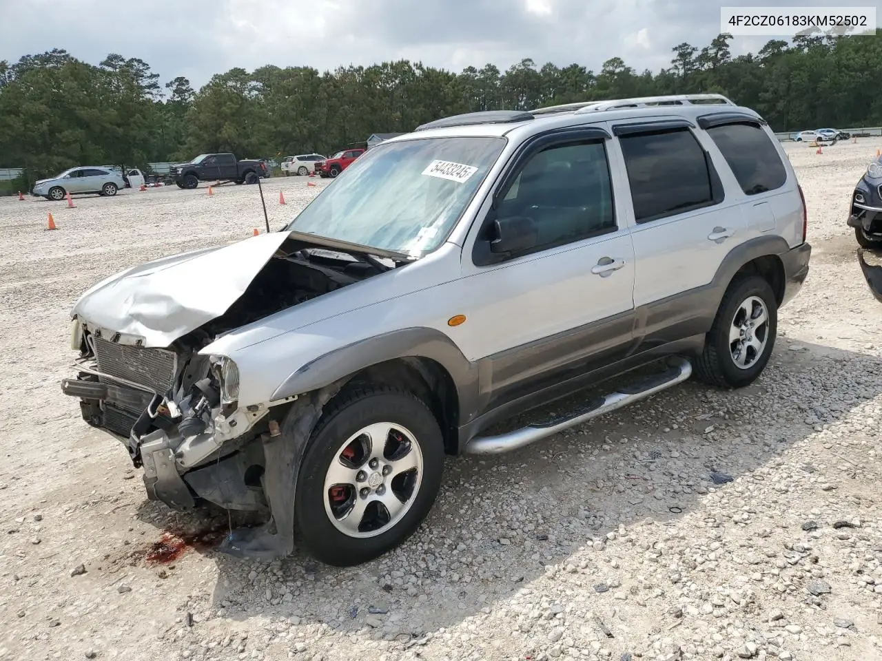 2003 Mazda Tribute Es VIN: 4F2CZ06183KM52502 Lot: 54433245