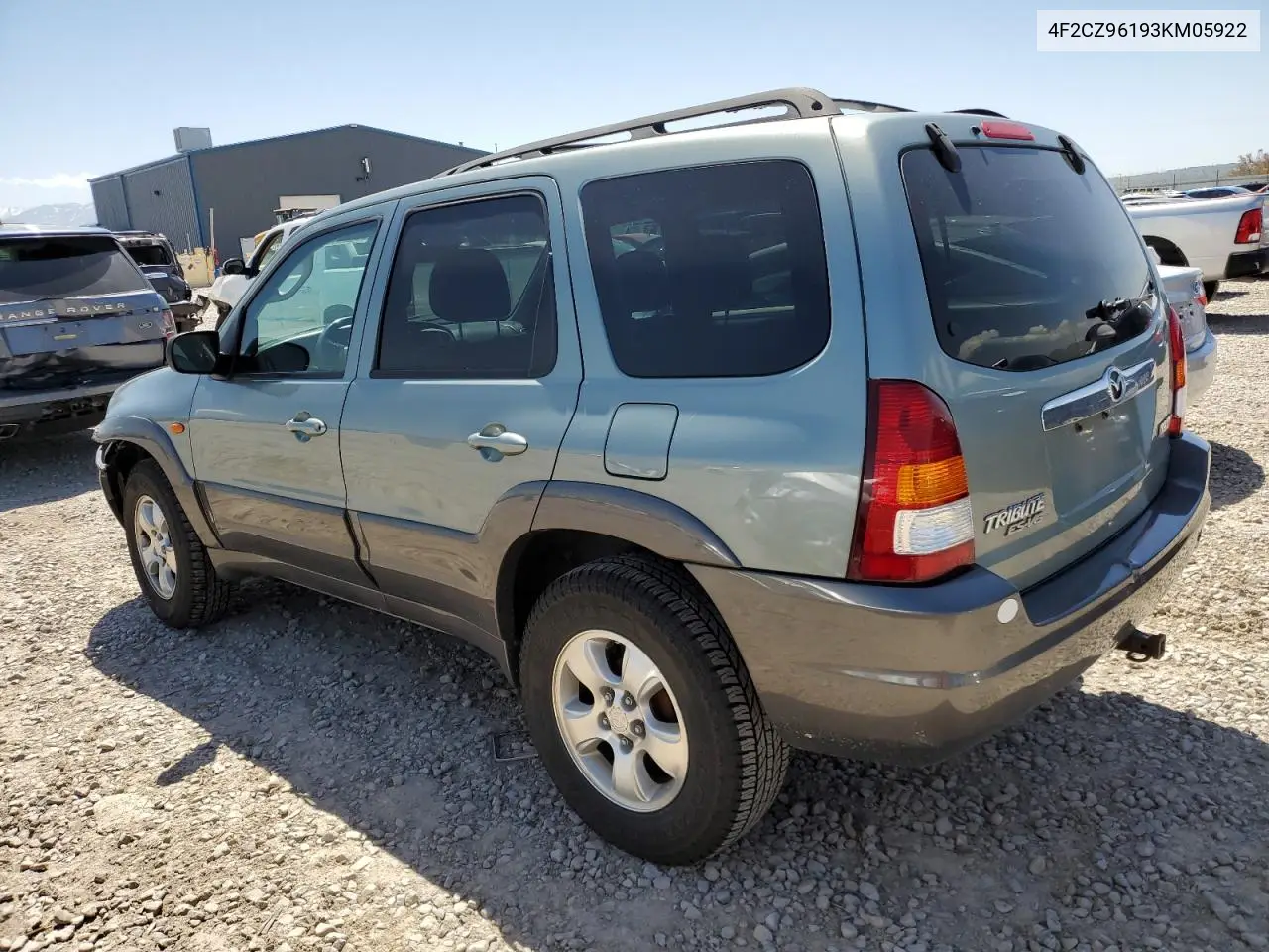 2003 Mazda Tribute Es VIN: 4F2CZ96193KM05922 Lot: 58432565