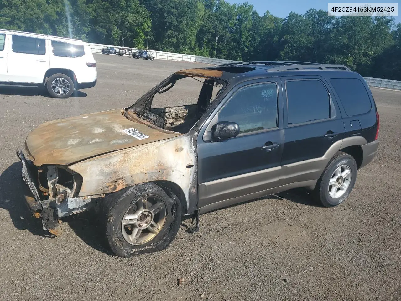 2003 Mazda Tribute Lx VIN: 4F2CZ94163KM52425 Lot: 62403165