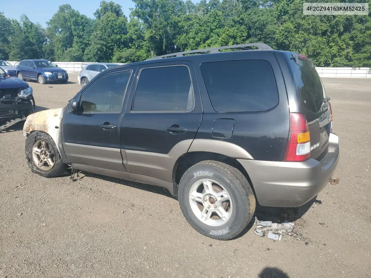 2003 Mazda Tribute Lx VIN: 4F2CZ94163KM52425 Lot: 62403165