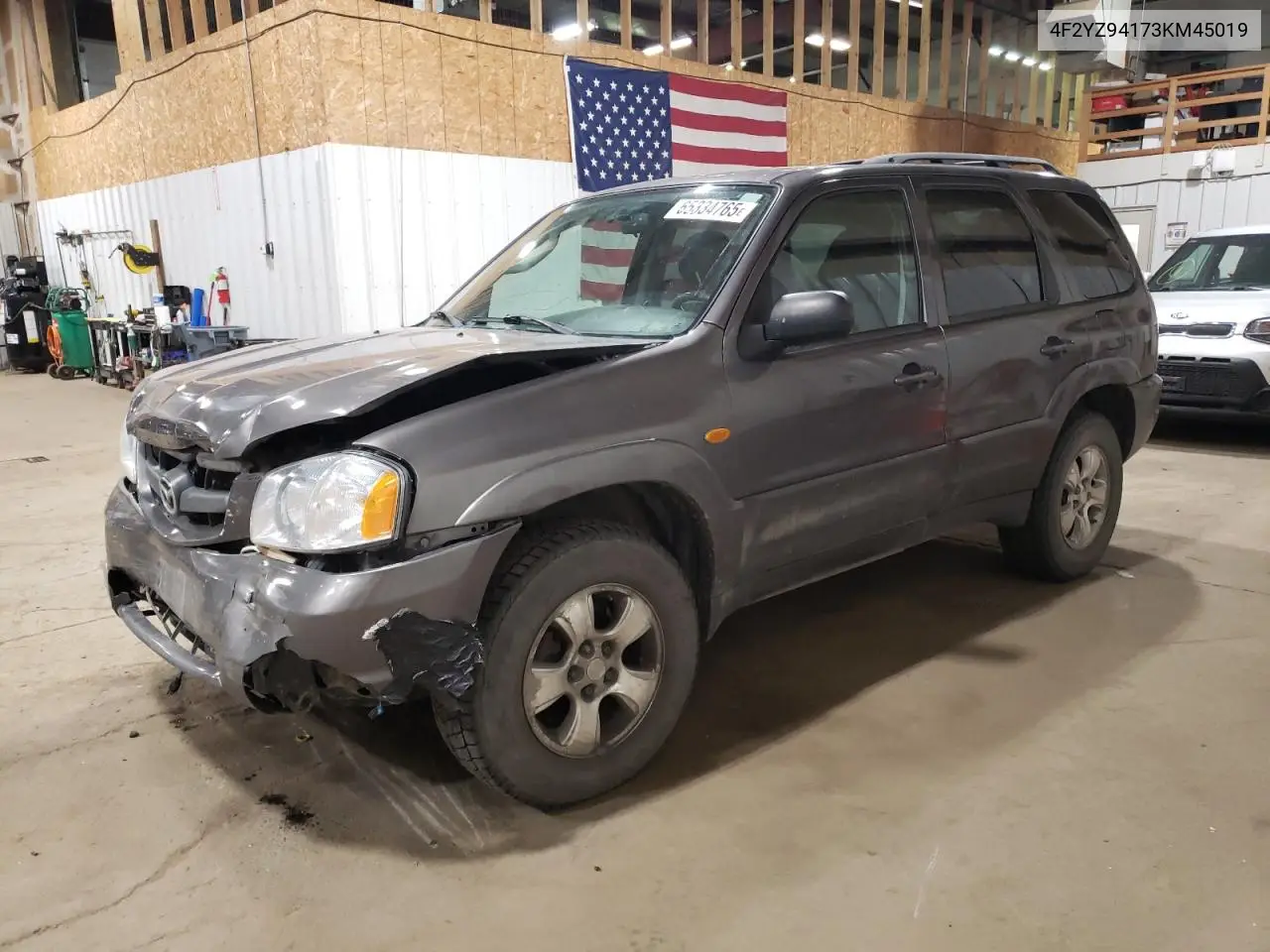 2003 Mazda Tribute Lx VIN: 4F2YZ94173KM45019 Lot: 65334765