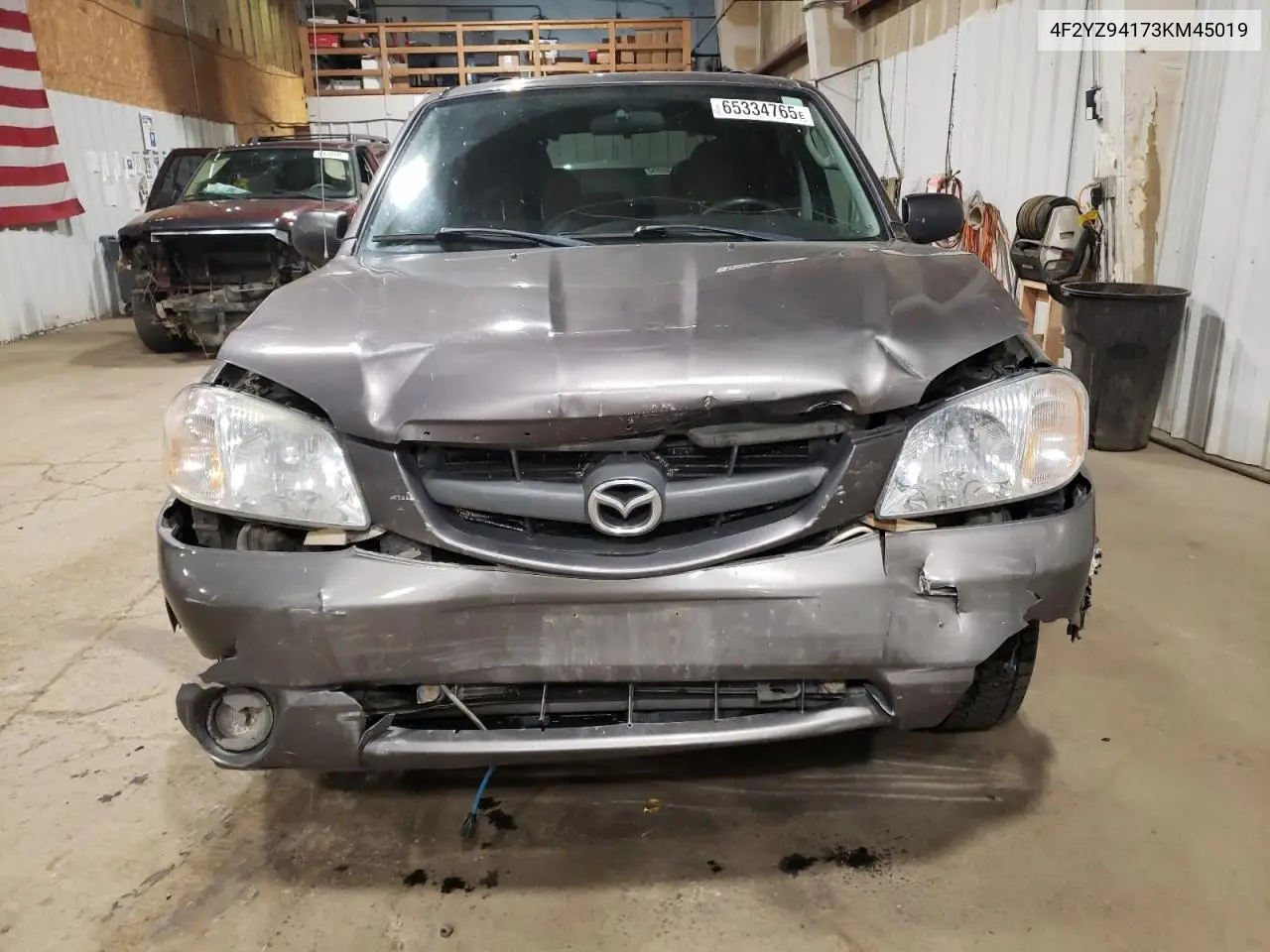 2003 Mazda Tribute Lx VIN: 4F2YZ94173KM45019 Lot: 65334765