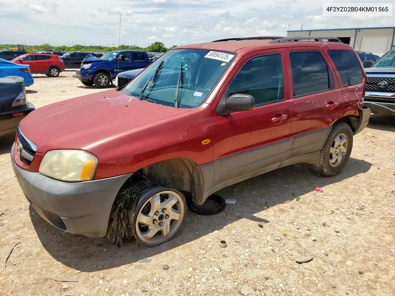 2004 Mazda Tribute Dx VIN: 4F2YZ02B04KM01565 Lot: 60094125