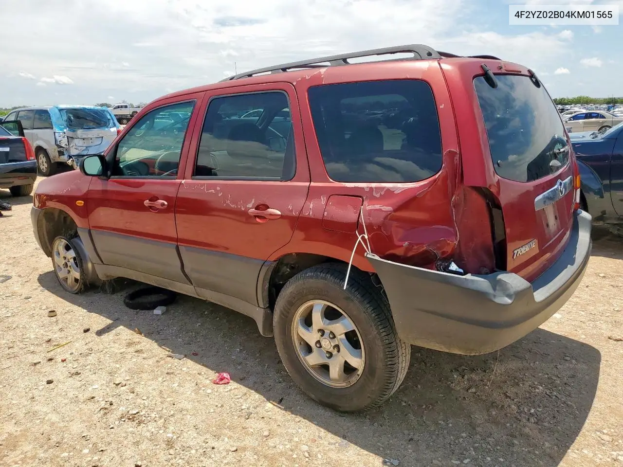 2004 Mazda Tribute Dx VIN: 4F2YZ02B04KM01565 Lot: 60094125