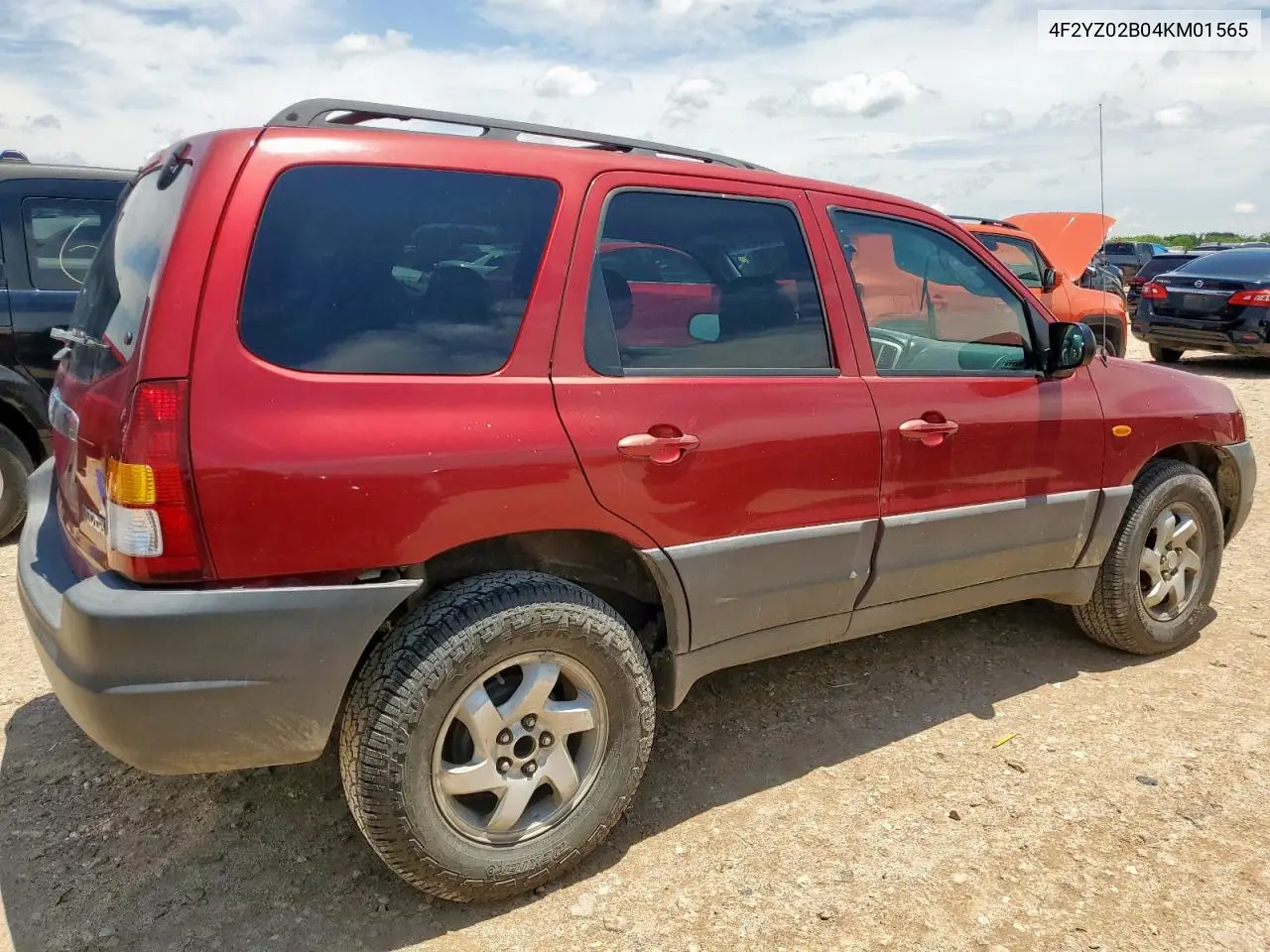 2004 Mazda Tribute Dx VIN: 4F2YZ02B04KM01565 Lot: 60094125
