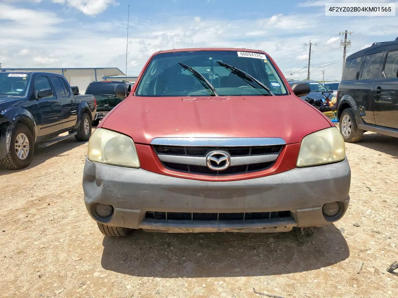 2004 Mazda Tribute Dx VIN: 4F2YZ02B04KM01565 Lot: 60094125