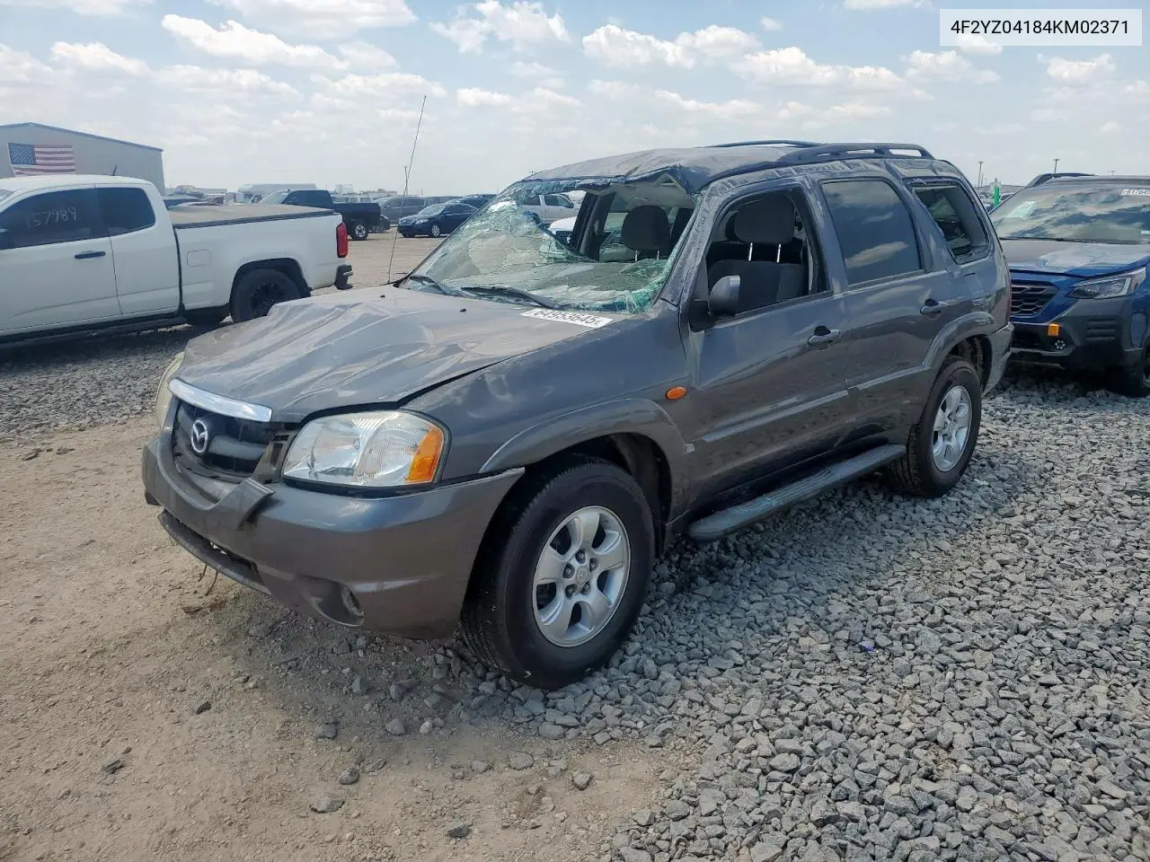 2004 Mazda Tribute Lx VIN: 4F2YZ04184KM02371 Lot: 64953645