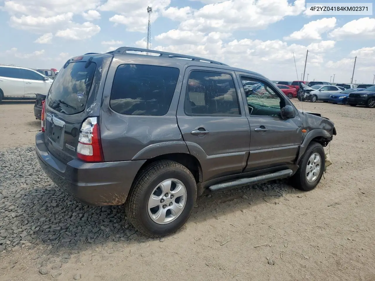 2004 Mazda Tribute Lx VIN: 4F2YZ04184KM02371 Lot: 64953645