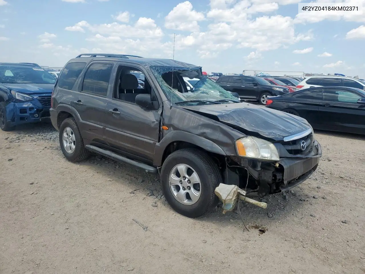 2004 Mazda Tribute Lx VIN: 4F2YZ04184KM02371 Lot: 64953645