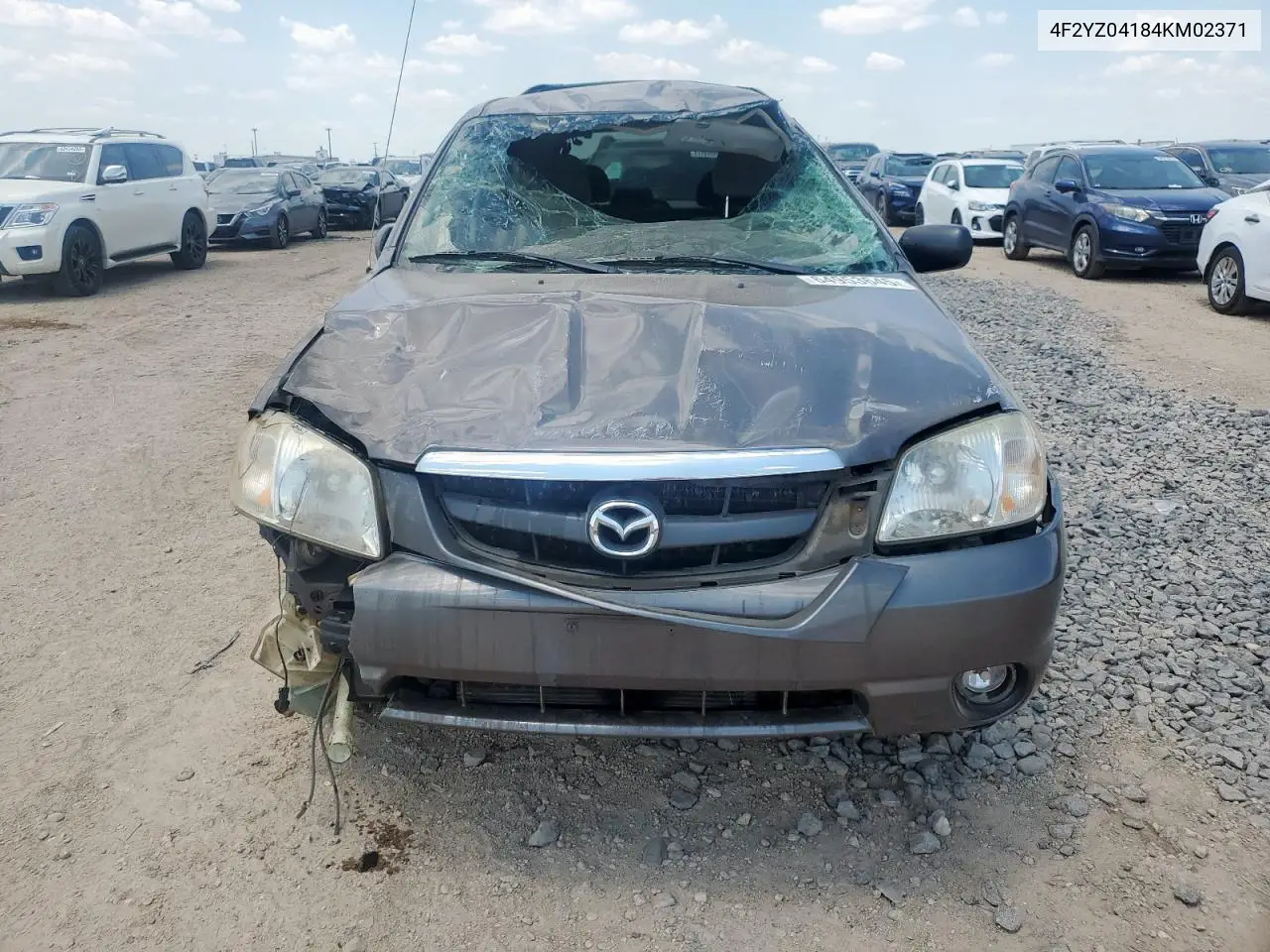 2004 Mazda Tribute Lx VIN: 4F2YZ04184KM02371 Lot: 64953645