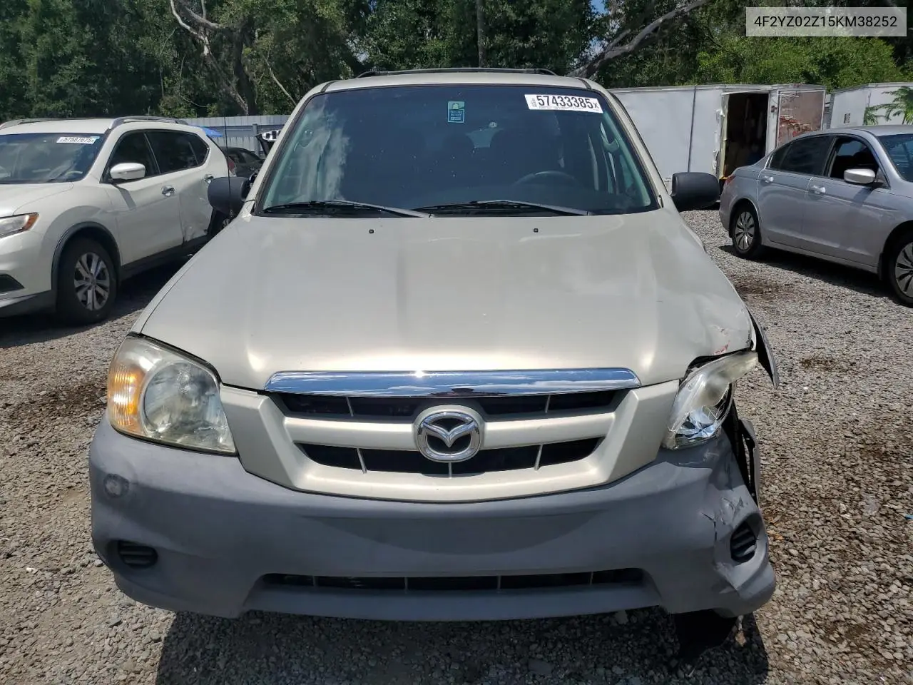2005 Mazda Tribute I VIN: 4F2YZ02Z15KM38252 Lot: 57433385